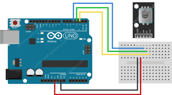 wiring-rotary-encoder-with-arduino-uno